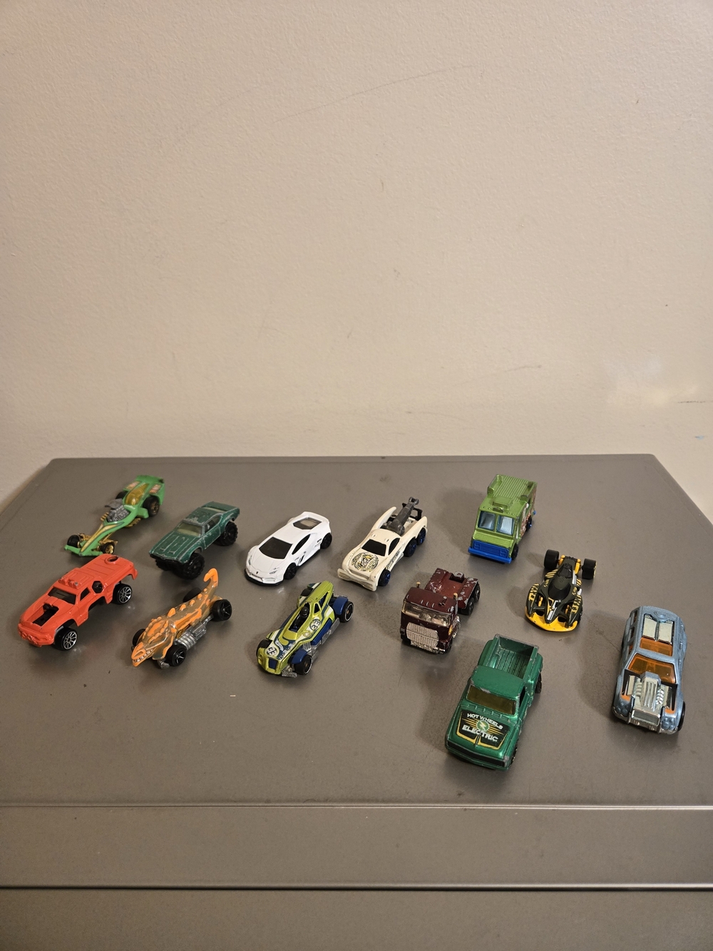 Lot of 12 Assorted Hot Wheels Die-Cast Toy Cars